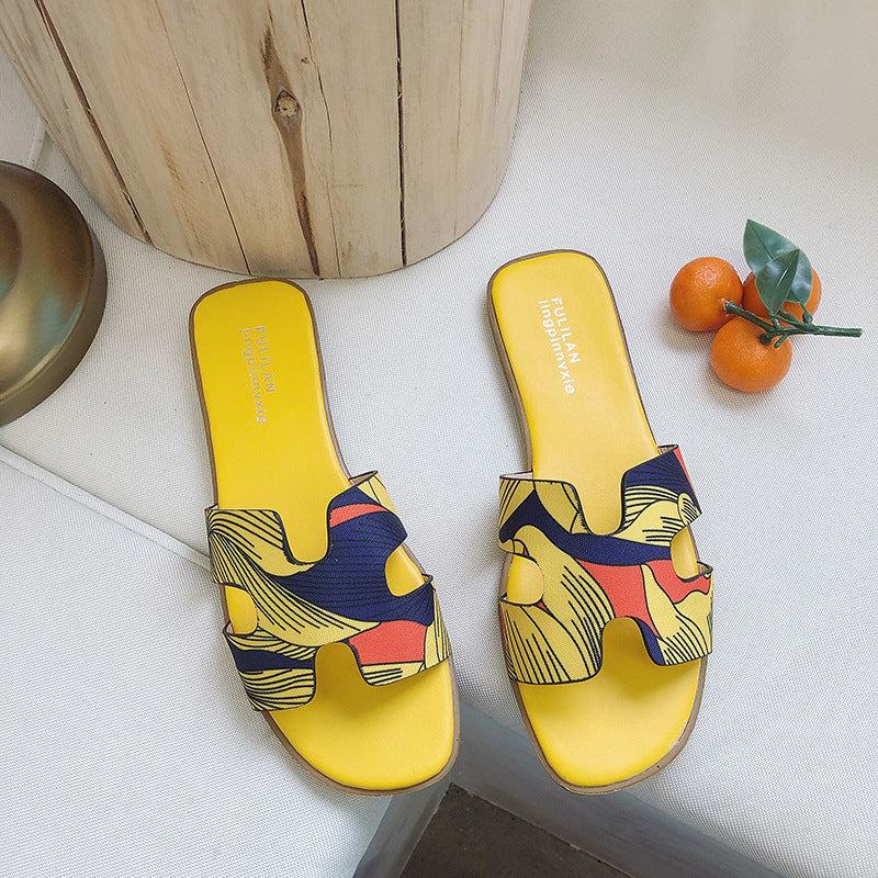 Dame Mode Flip-Flops med legende design Stilla