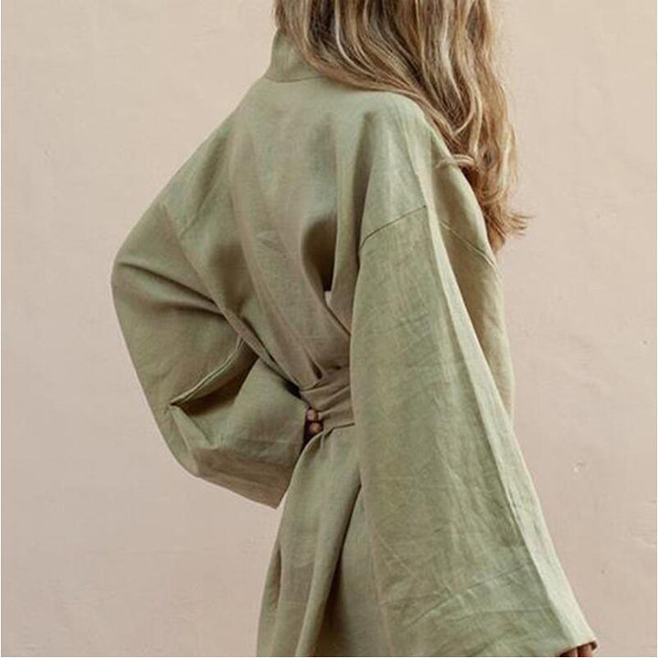 Dame elegant linnedragt Stilla