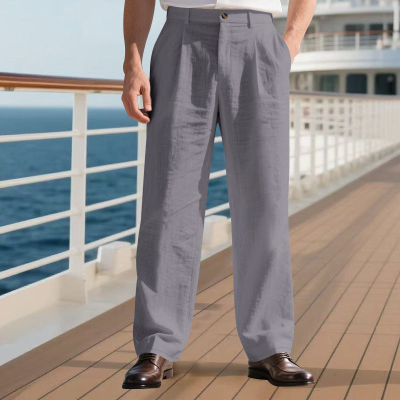 Herrer elegante fritidsbukser Stilla