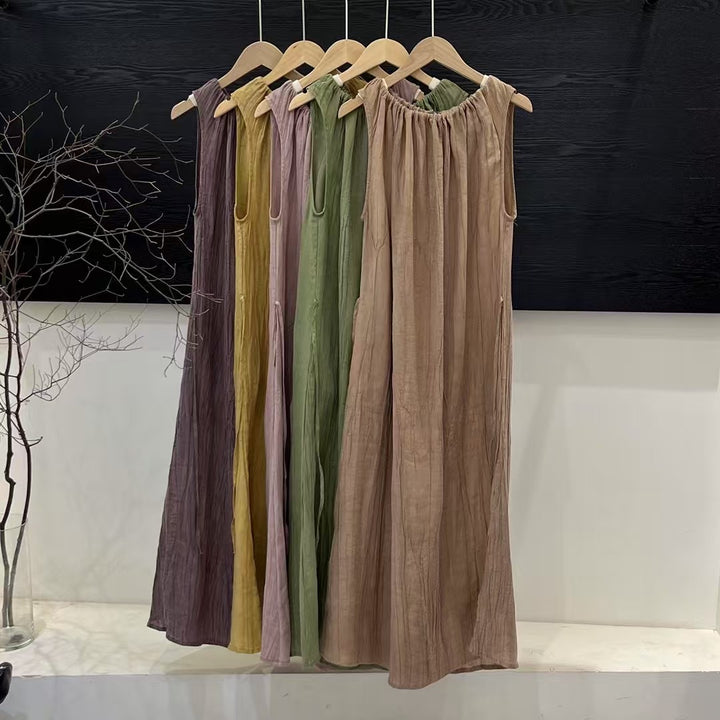 Damer Elegant Maxikjole med Sløjfe-Detalje Stilla