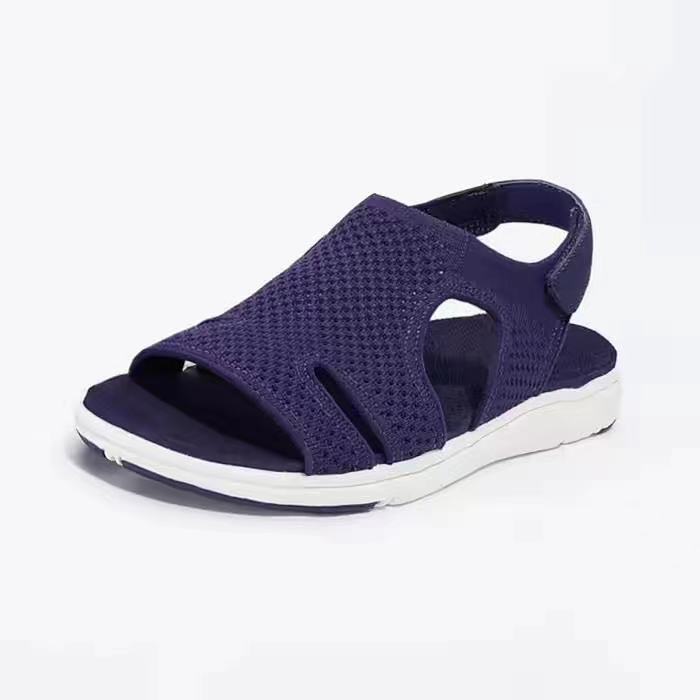 Dame Bequeme Sandaler med fleksibelt remdesign og åndbart overmateriale Stilla