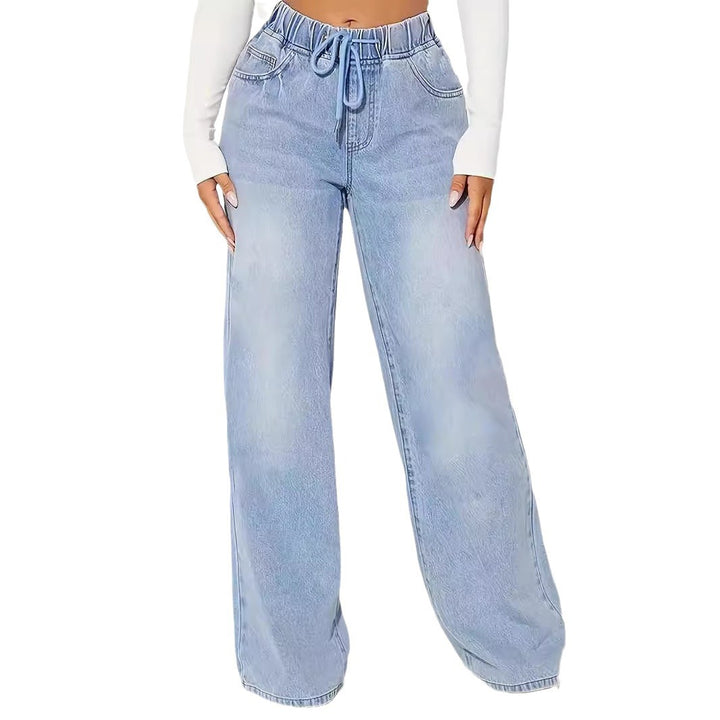 Dame løse højtaljede jeans Stilla