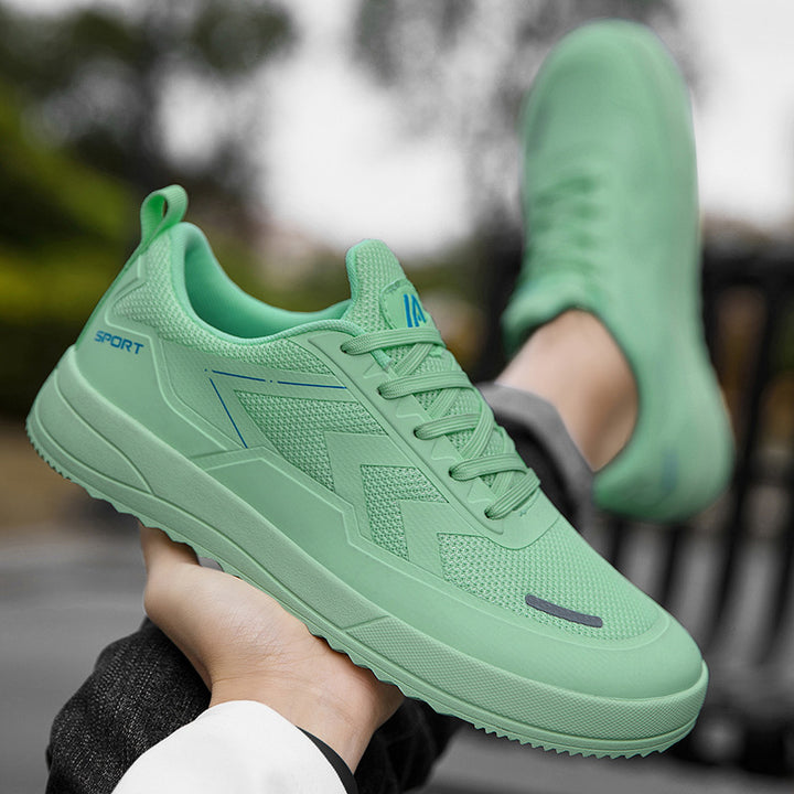 Unisex nan urbane åndbar mesh-sneakers med savtakket greb sål og polstret indgang Skovae