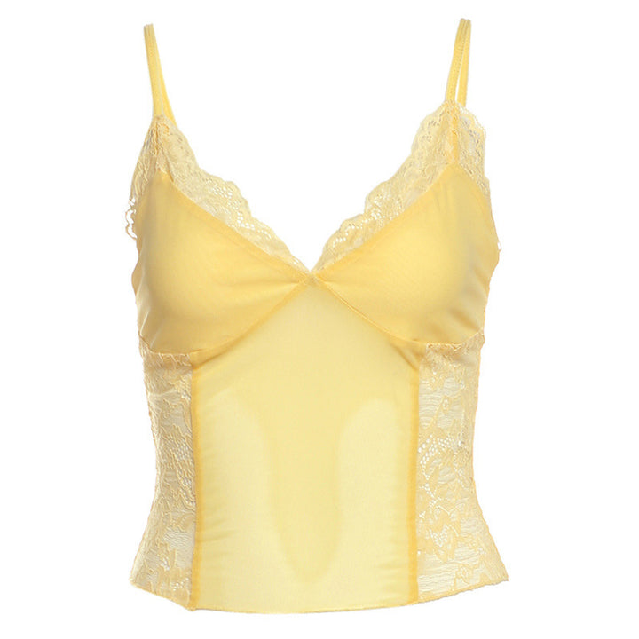 Dame Spids-Bustier-Top med justerbare stropper og figursyet snit Stilla