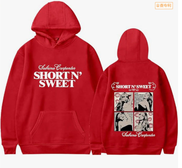 Kvinders hoodie med kreativt tegneserie design og afslappet snit Stilla