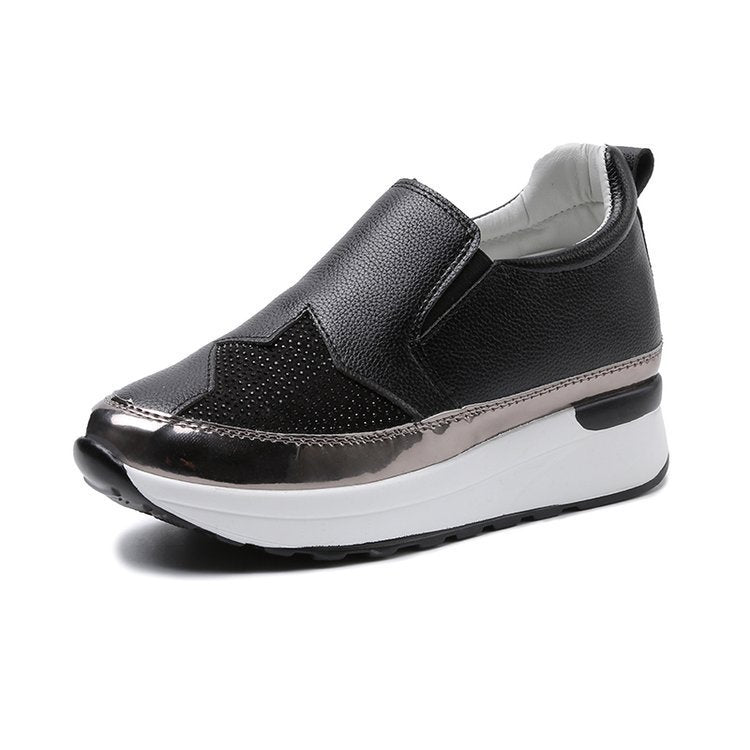 Dame Slip-On Sneakers med fashionable accenter og aftagelig indersål Stilla