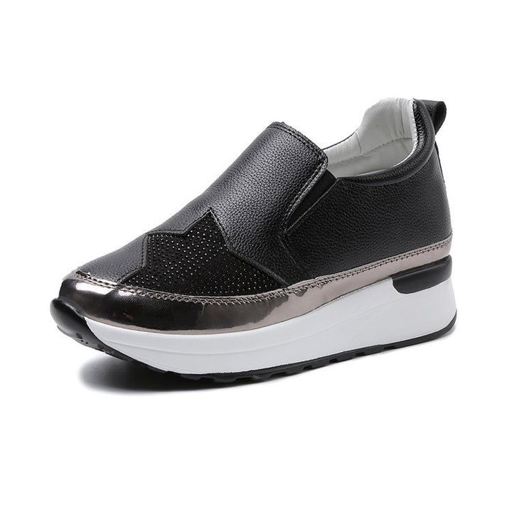 Dame Slip-On Sneakers med fashionable accenter og aftagelig indersål Stilla