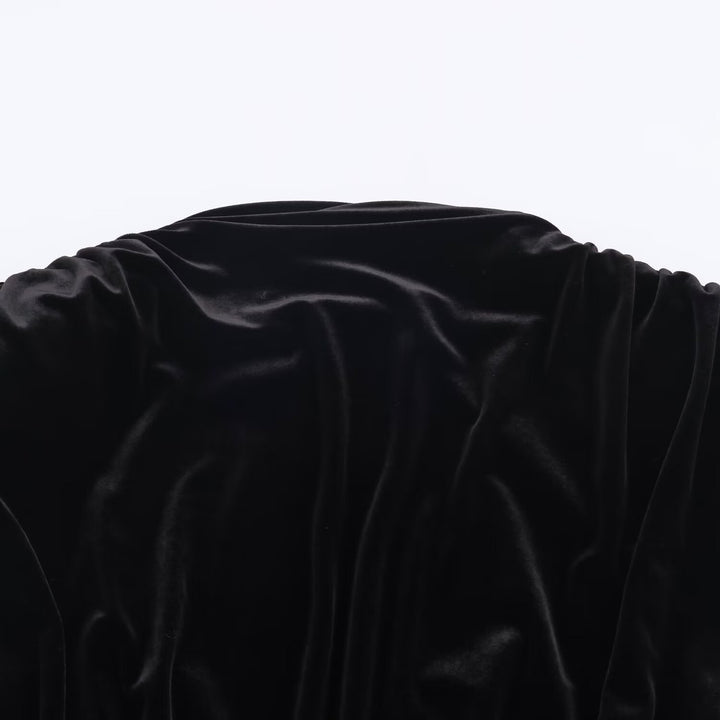 Dame elegant top med indpakningsdesign og luksuriøs drapering Skovae
