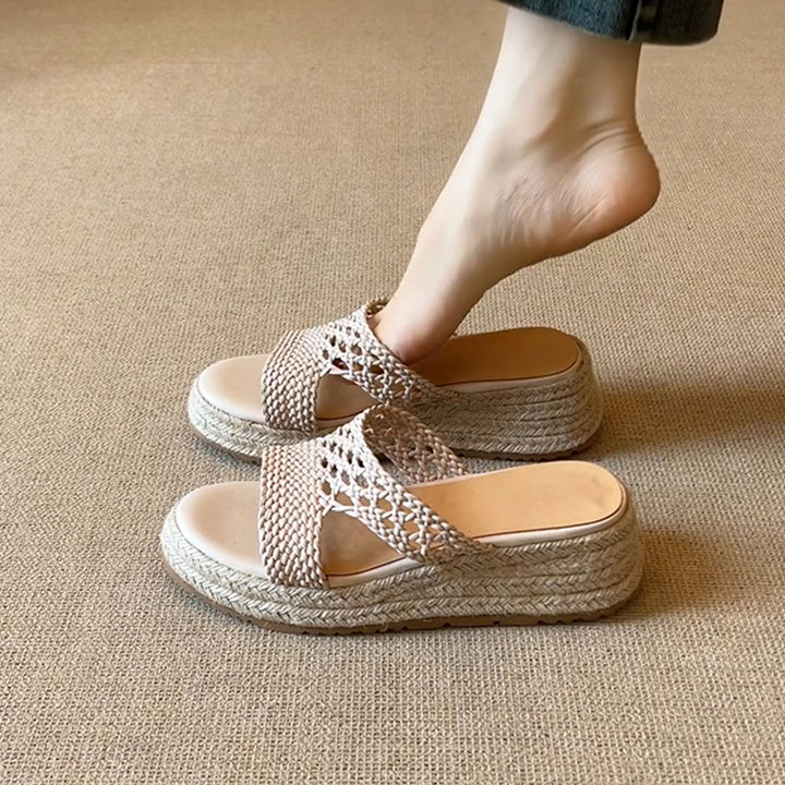 Dame Stilfulde Vevet Espadrille Sko Stilla