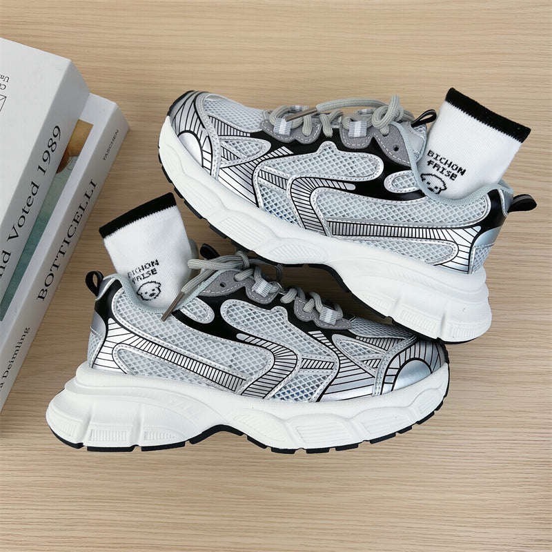 Dame Sporty Sneakers med luftig mesh-overflade og stabil dæmpeteknologi Stilla