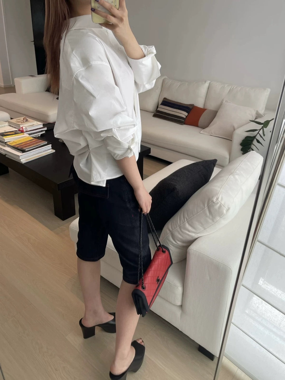 Dame Elegant og behagelig bluse med oversized snit og fin bomuldsblanding Stilla