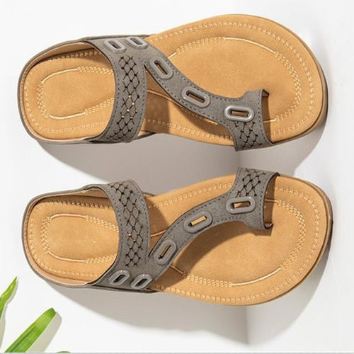 Dame Zehentrenner-sandaler med ergonomisk fodseng og skridsikker sål Stilla