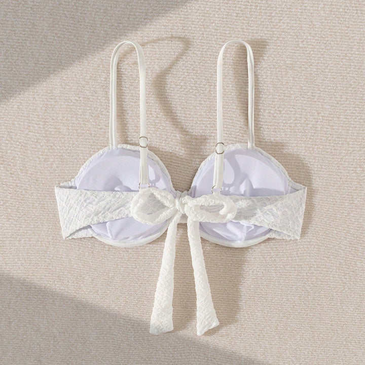 Dame Push-Up-BH med raffineret blonde mønster Skovae