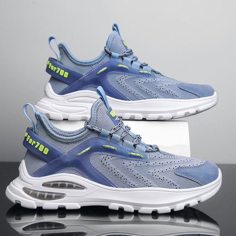 Herrer Hødfunktionelle Sneakers med åndbare Mesh-indsatser og innovativ dæmpningsteknologi Stilla