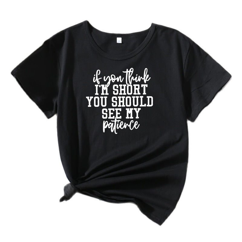 Kvinder Humoristiske Citater Grafik T-Shirt Stilla
