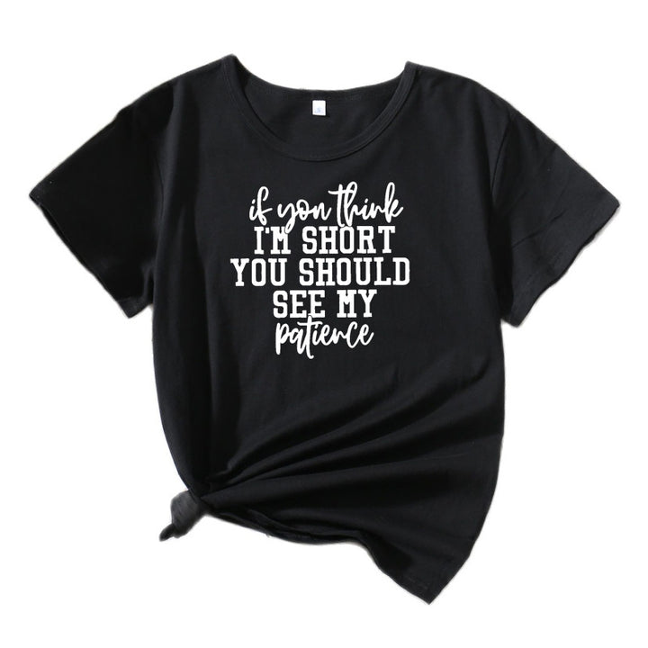 Kvinder Humoristiske Citater Grafik T-Shirt Stilla