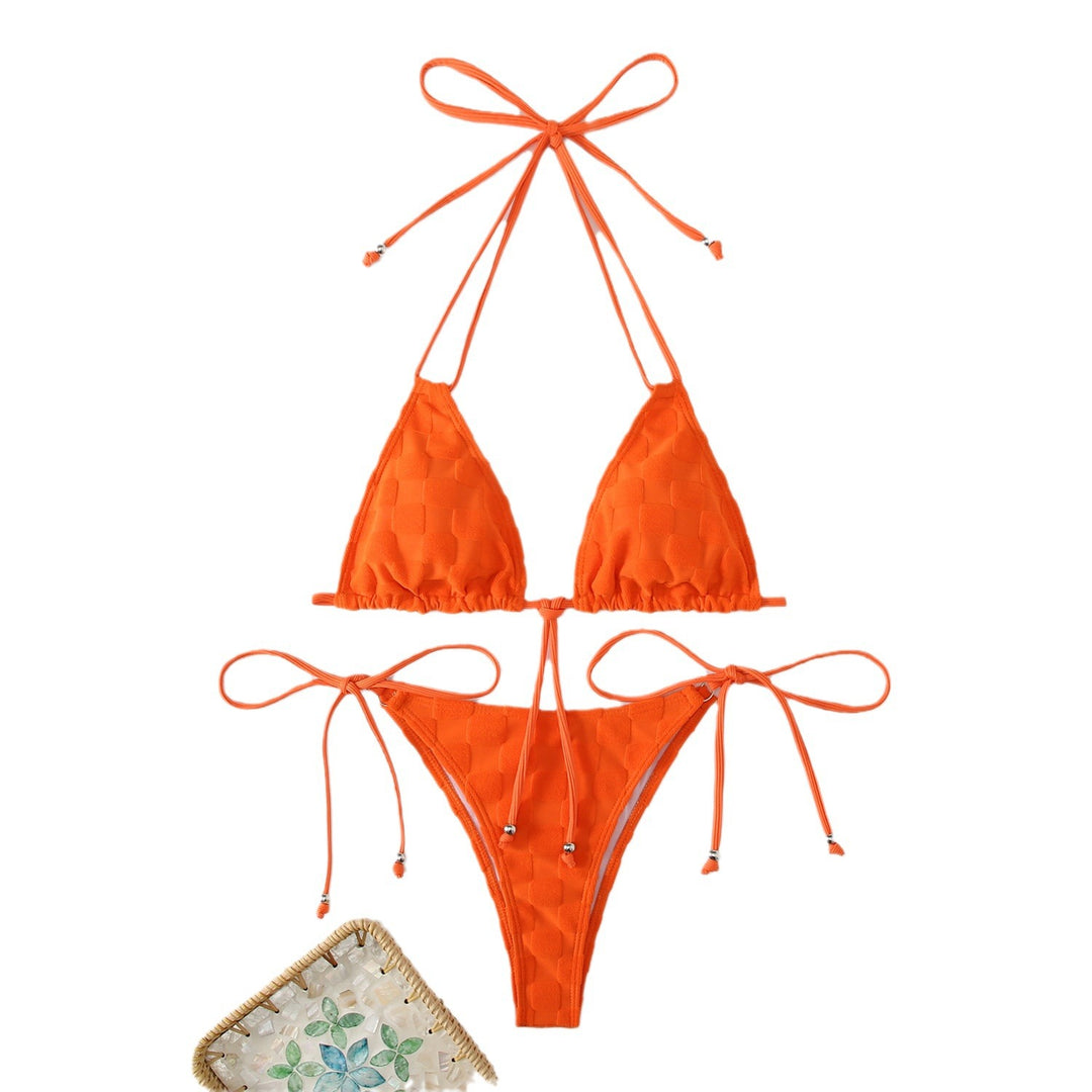 Kvinder Justerbart Trekant Bikini-Sæt Stilla 1750838793