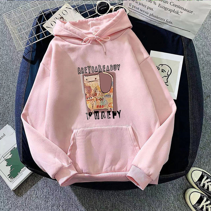 Kvinders hoodie med kreativt grafisk design Skovae
