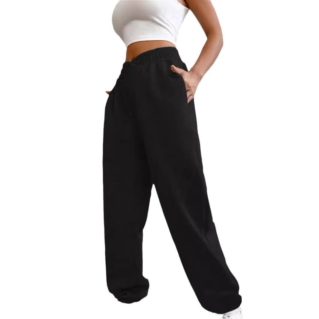 Dame fritids-sweatpants med elastisk talje og sidelommer Stilla