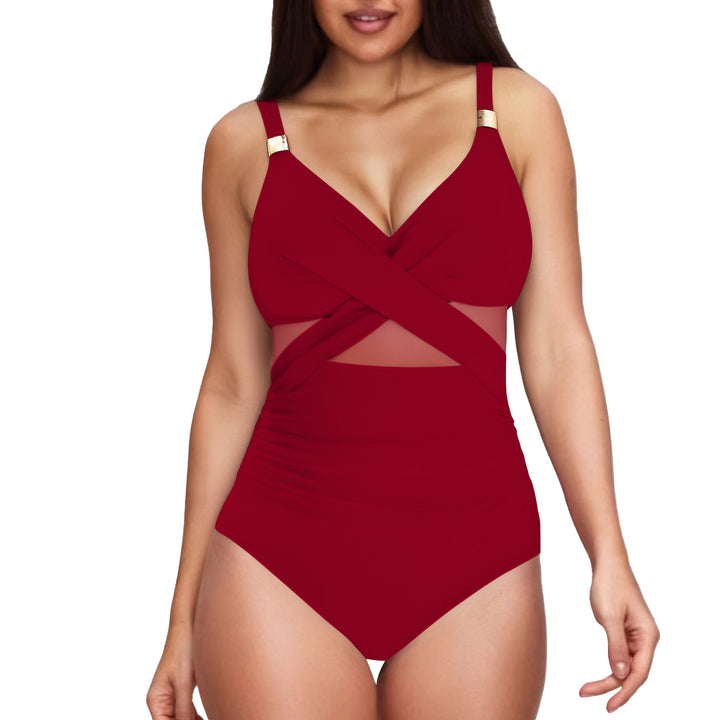 Damer Elegant One-Piece med transparente indlæg Skovae