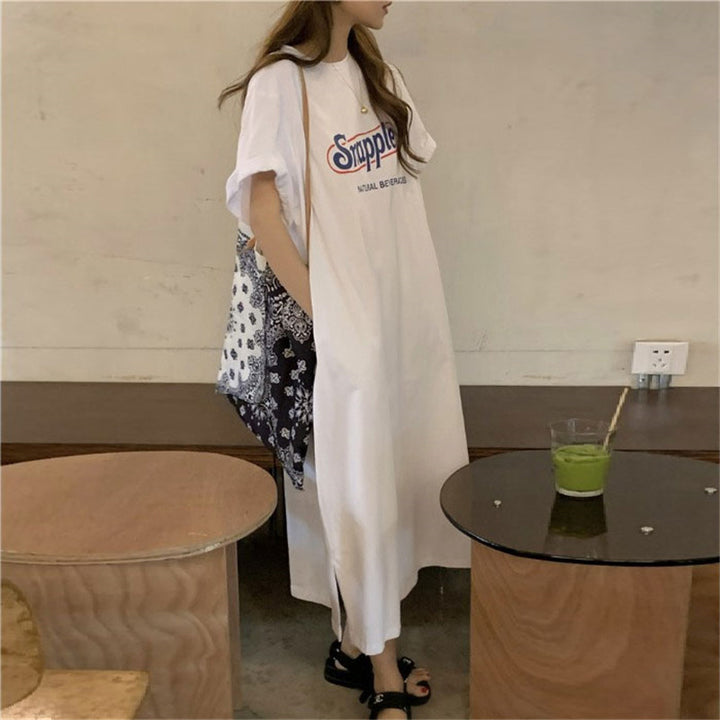 Femme Casual Grafisk Maxikjole Stilla