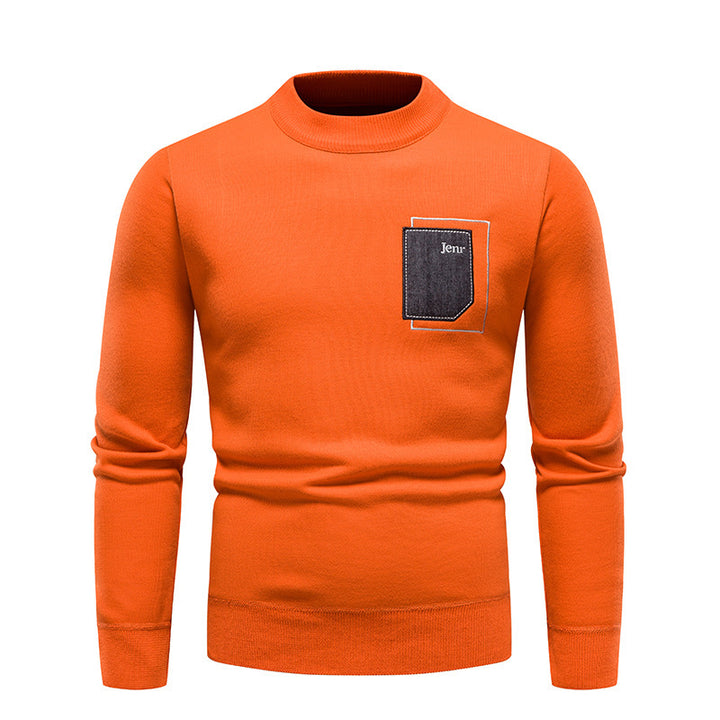 Herre høj kvalitets sweater med praktisk brystlomme Stilla