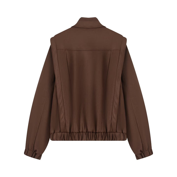 Dame mode overgangsjakke med asymmetrisk snit Stilla