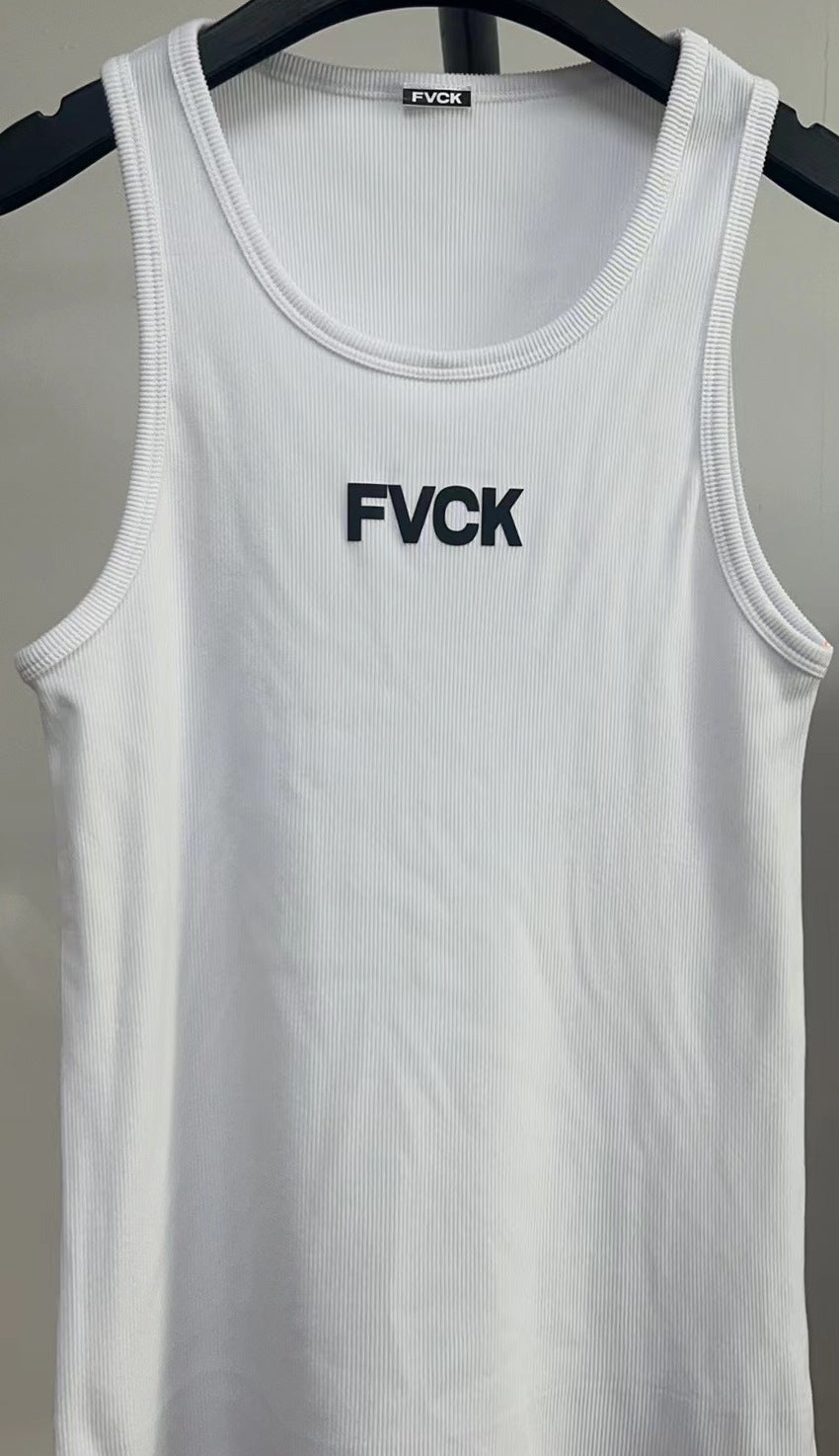 Dame Sporty Tanktop i let ribbet materiale Stilla