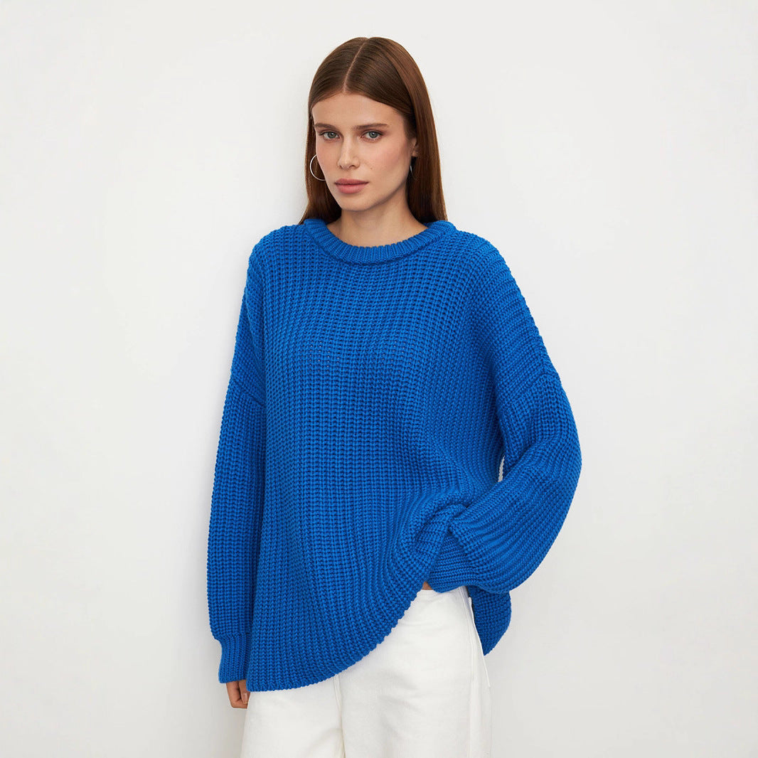 Kvinders oversized striktrøje med casual skæring Stilla