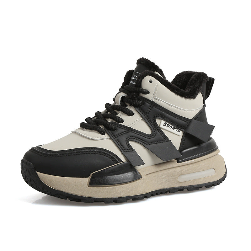 Dame Sporty High-Top Sneakers med varmt foer og skridsikker sål Stilla