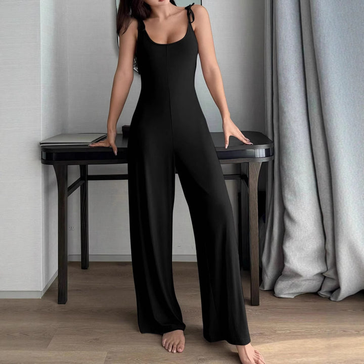 Damer justerbare stropper bred ben bukser jumpsuit Stilla