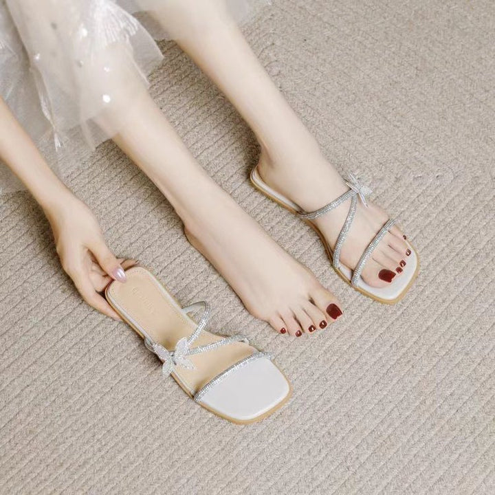 Dame sandaler med eksklusivt butterfly-design og skridsikker sål Stilla