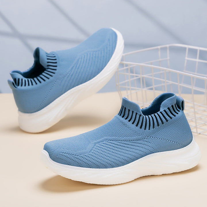 Damer Let Slip-On Sport-Sneakers med innovativ mesh-konstruktion og fleksibel sål Stilla