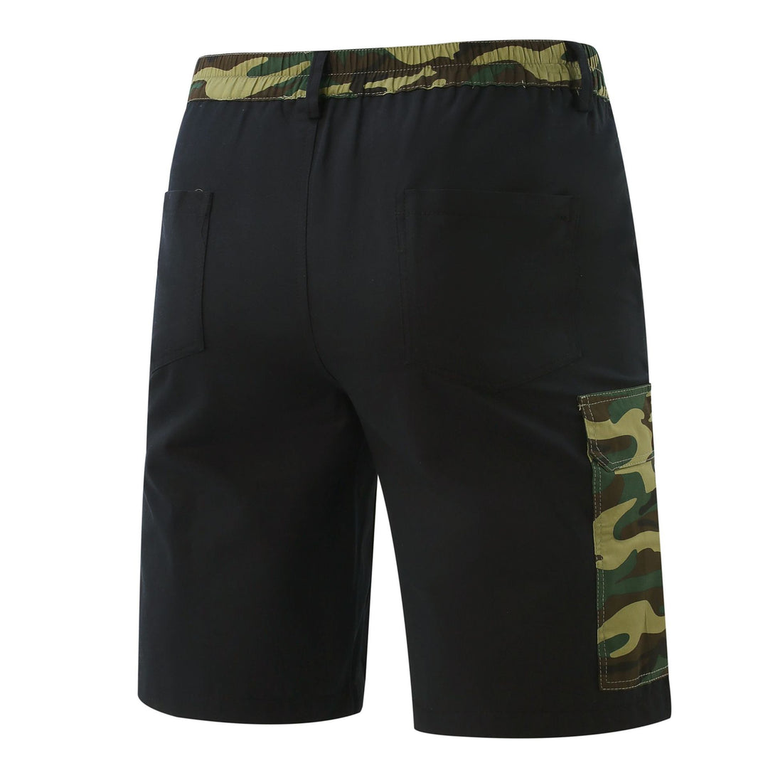 Herrer Cargo-shorts med alsidige lommer og elastisk linning Stilla