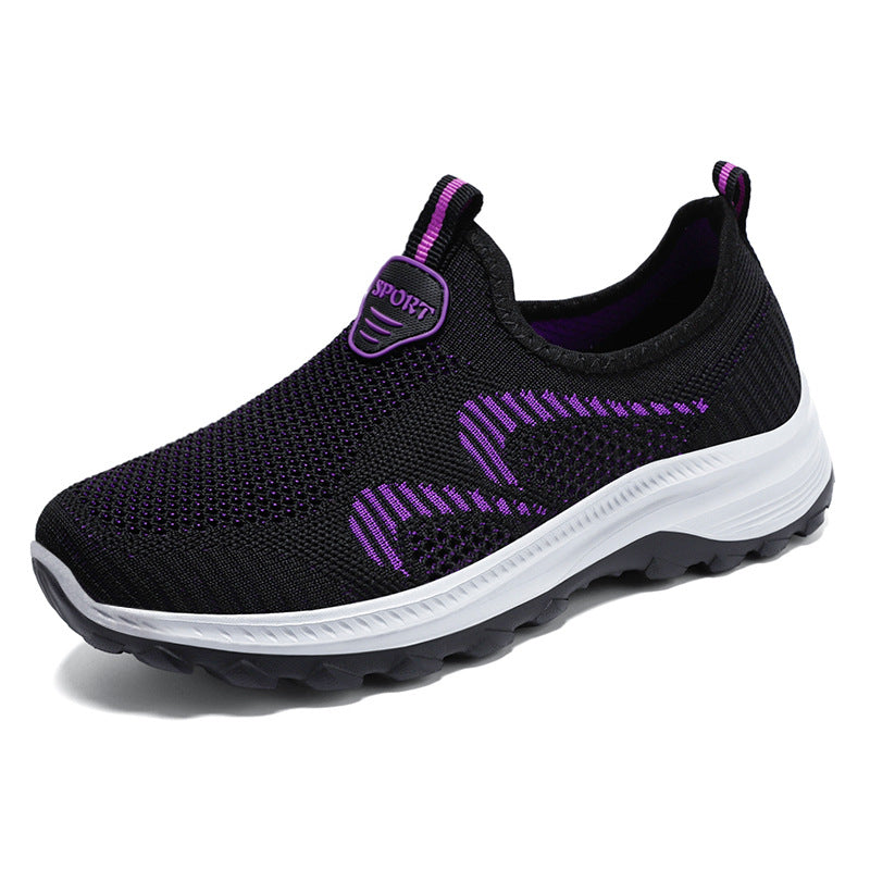 Femme Slip-On Mesh Sport Sneakers med stødabsorberende sål Stilla