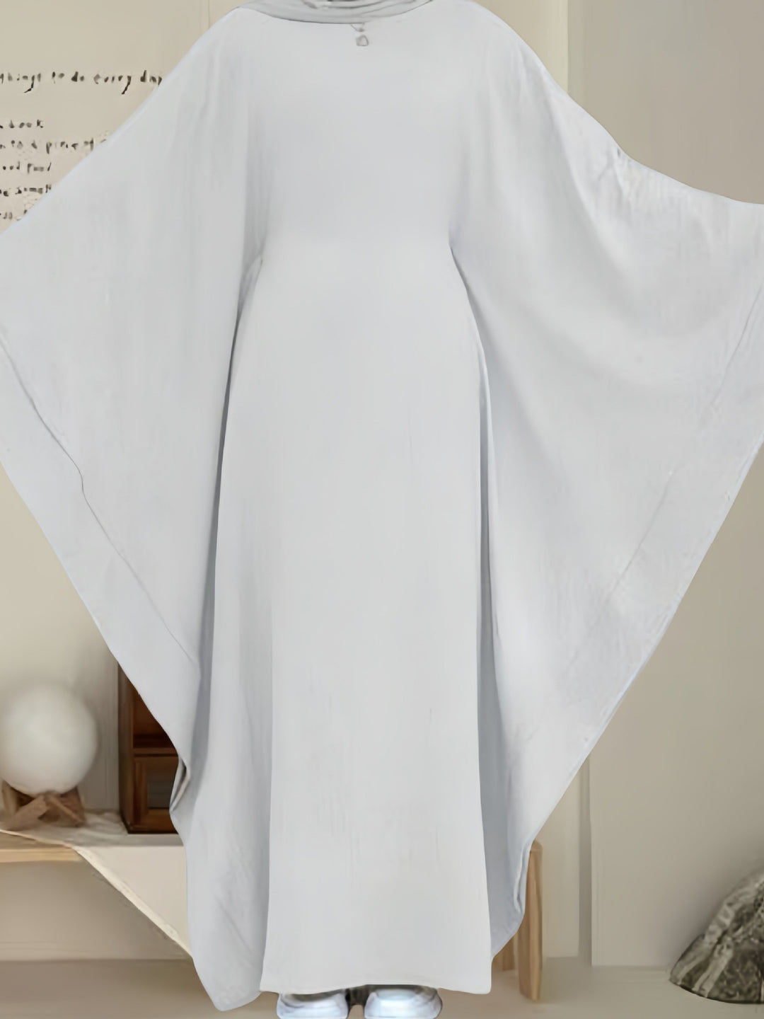 Dame Kaftan Kjole med bred pasform og elegante vingeærmer Stilla