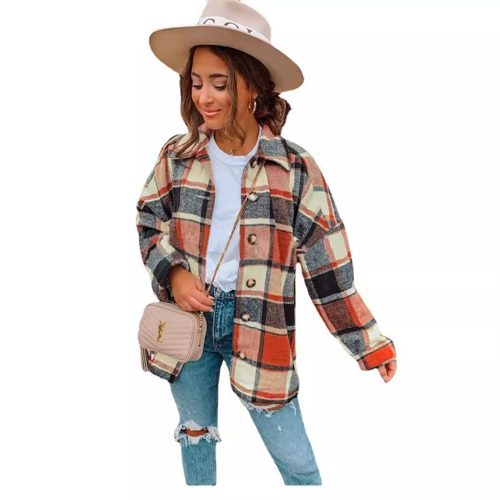 Dame oversized ternet bluse Stilla