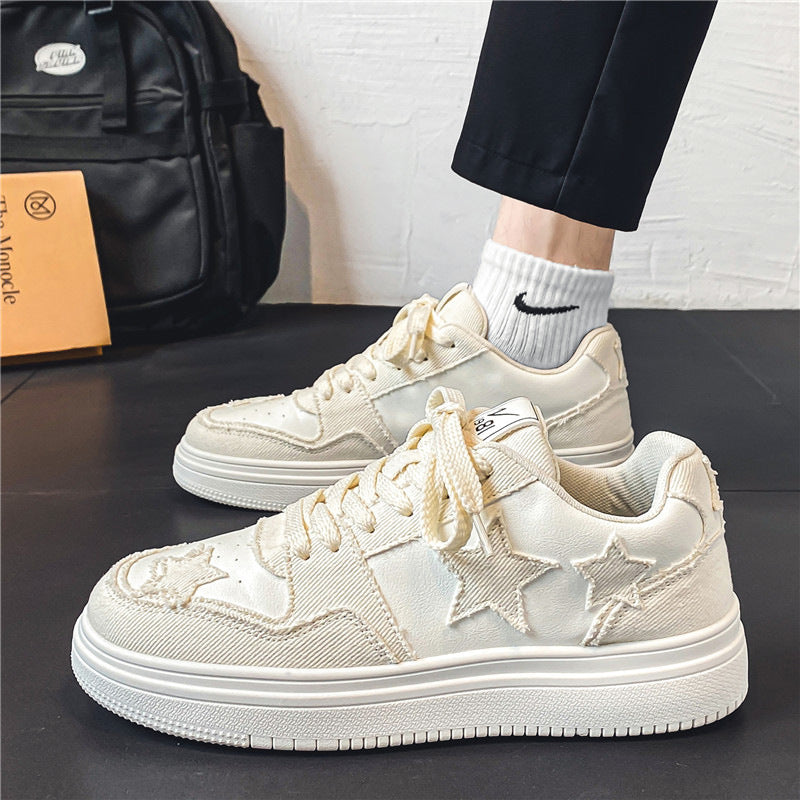 Dame Fritid Stjerner-Mønster Sneakers Stilla