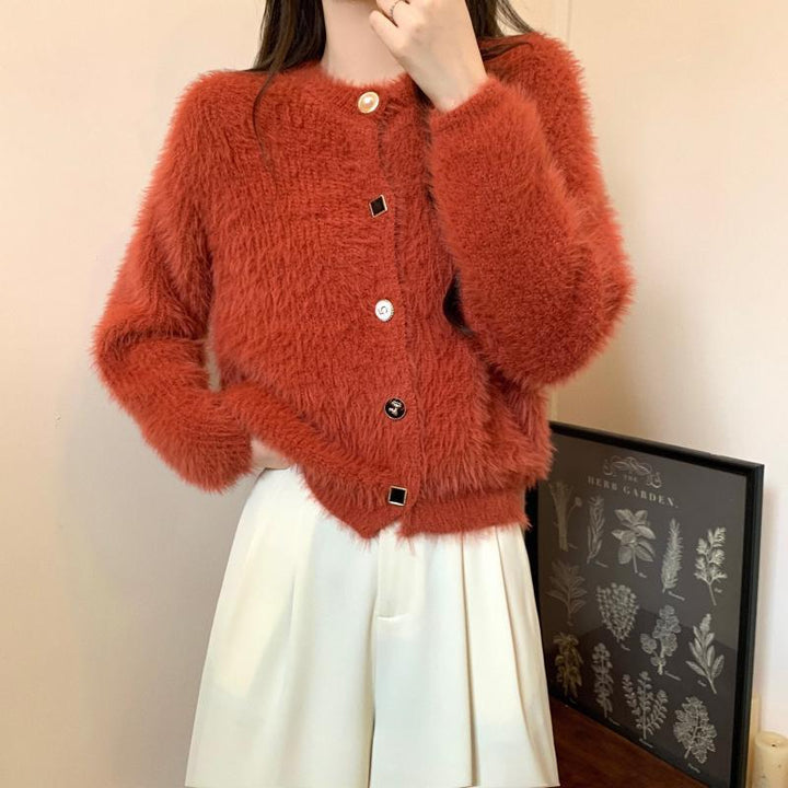 Kvinders hyggelige cardigan med knapbar design og elegant flair Stilla