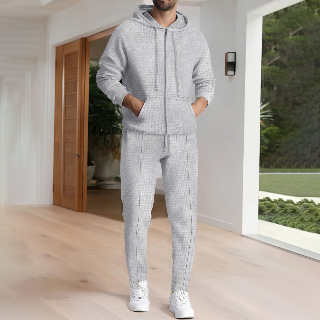 Herre fritids-hoodie-sæt med moderne design Stilla