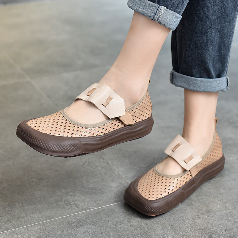 Dame Åndbare Fritidssko med justerbar velcro og skridsikker sål Stilla
