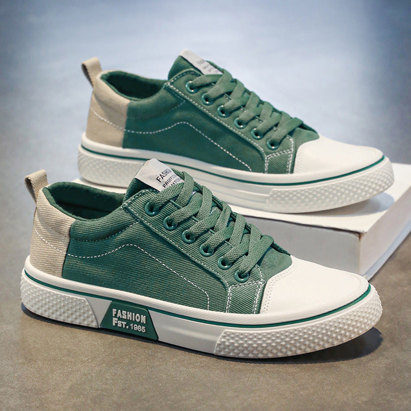 Femme Retro Canvas Low-Top Sneakers Stilla