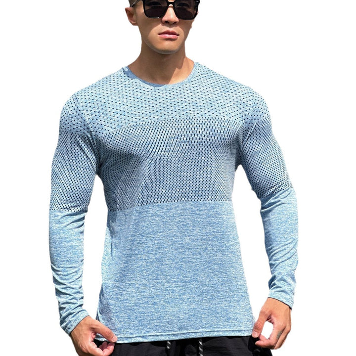 Herrer langærmet funktionsshirt med åndbar mesh-overflade Stilla