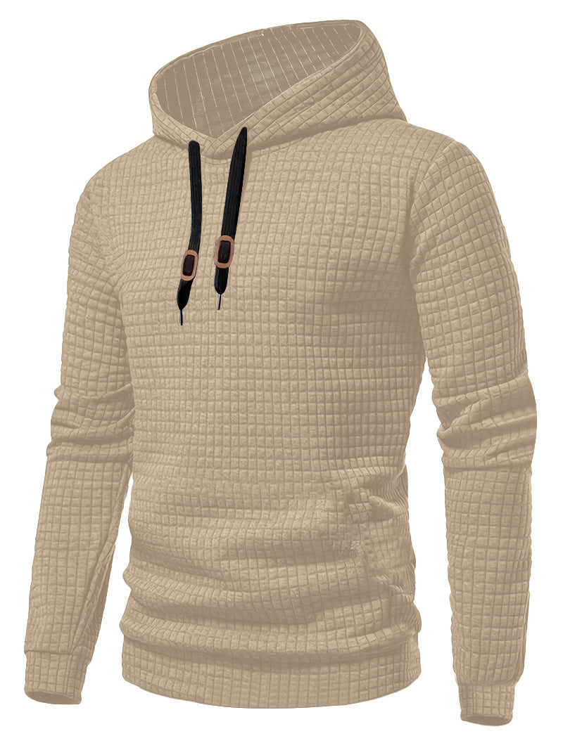 Herrer Hoodie med struktureret design og praktiske detaljer Stilla