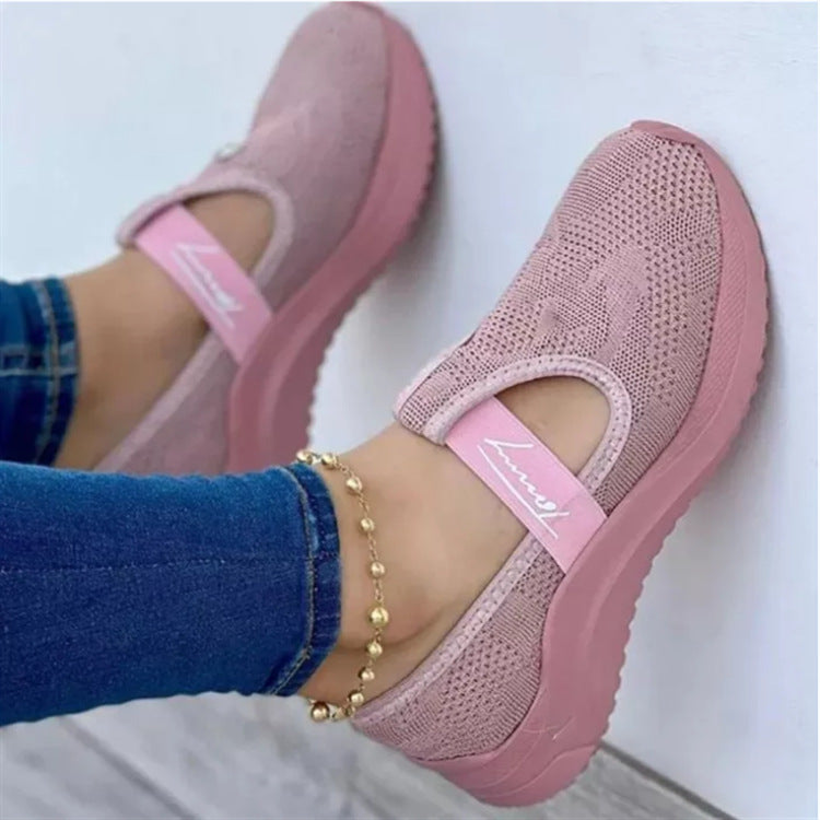 Dame Komfortable Slip-On Sneakers med innovativt design Stilla