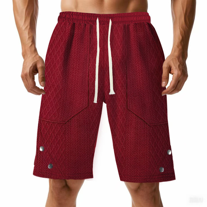 Herrer Cargo-shorts med struktureret design og praktiske lommer Stilla
