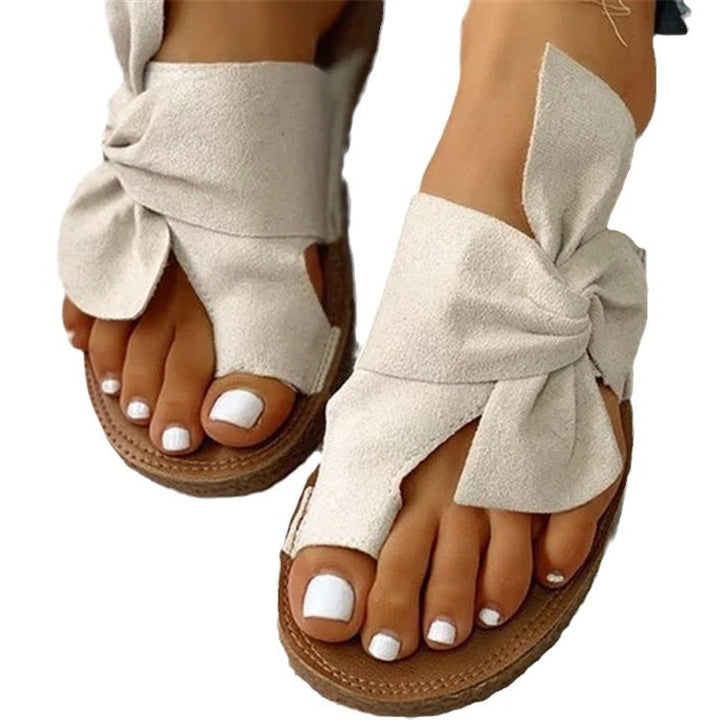 Dame sandaler med elegant knudedetalje Stilla