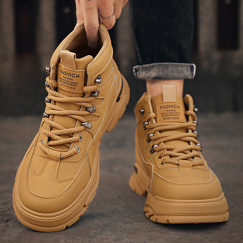 Mænds ruskinds high-top fritidssneakers Stilla