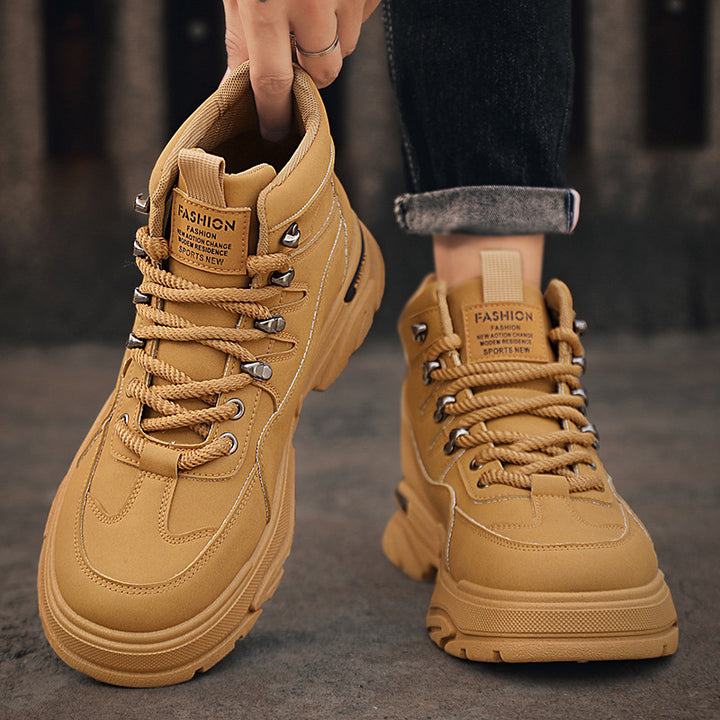 Mænds ruskinds high-top fritidssneakers Stilla