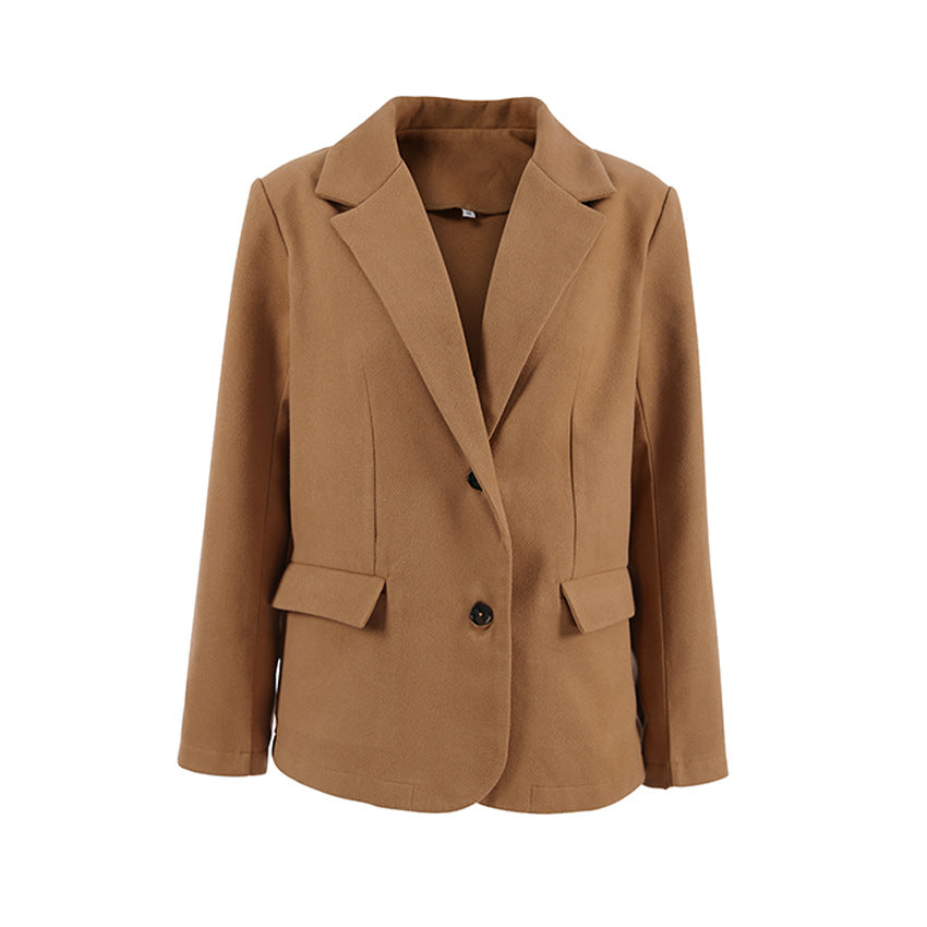 Dame Oversized Blazer lavet af højkvalitets stof med moderne snit og elegante detaljer Stilla